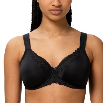 Triumph Bh Modern Lace Cotton Underwire Bra Sort B 75 Dame