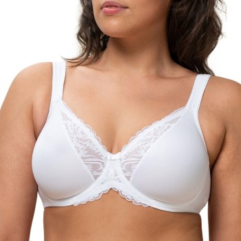 Triumph Bh Modern Lace Cotton Underwire Bra Hvid B 85 Dame