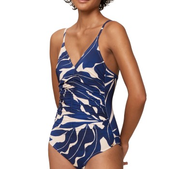 Triumph Summer Allure Padded Swimsuit 01 Hvid/Blå C 38 Dame