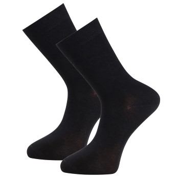 Trofé Trofe Bamboo Socks Strømper 2P Sort Str 39/42 Dame