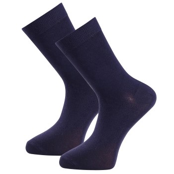 Trofé Trofe Bamboo Socks Strømper 2P Marineblå Str 43/46 Dame