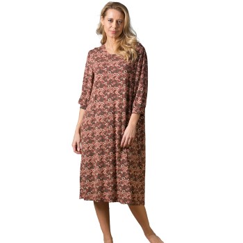 Trofé Trofe Flora Long Sleeve Nightdress Flerfarvet viskose Medium Dame