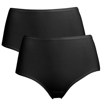 Trofé Trofe Midi Briefs Bamboo Mix Trusser 2P Sort Medium Dame