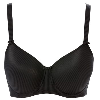 Trofé Trofe Sanna Underwire Stripe Bra Bh Sort B 75 Dame