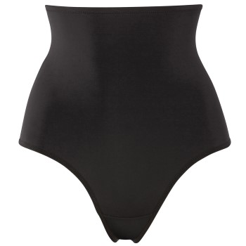 Trofé Trofe Shaping High Waist Thong Trusser Sort Large Dame