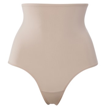 Trofé Trofe Shaping High Waist Thong Trusser Beige Large Dame