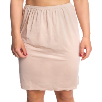 Trofé Trofe Slip Skirt Short Beige Small Dame