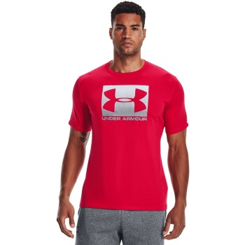 Se Under Armour Boxed Sportstyle Short Sleeve T-shirt Rød X-Large Herre ved Timarco