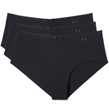 Under Armour Trusser 3P Pure Stretch Hipster 1325 Sort Large Dame