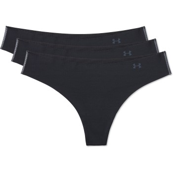 Under Armour Trusser 3P Pure Stretch Thong Sort Large Dame