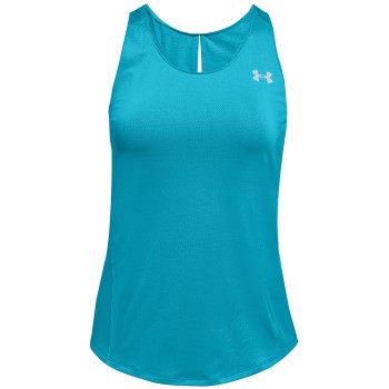 Se Under Armour Speed Stride Tank Lyseblå polyester Small Dame ved Timarco