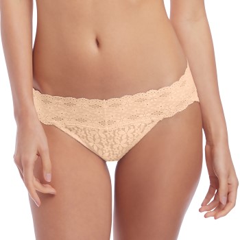 Wacoal Trusser Halo Lace Bikini Hud nylon Small Dame