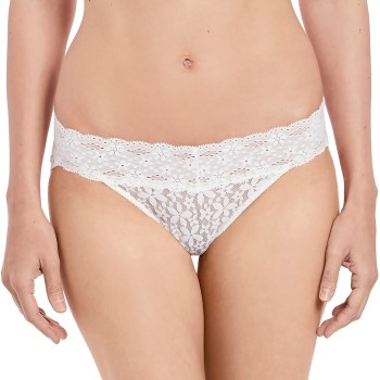 Wacoal Trusser Halo Lace Bikini Benhvid nylon Large Dame