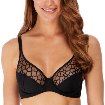 Wacoal Bh Lisse Average Wire Bra Sort B 85 Dame