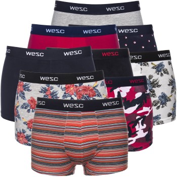 WESC 9P Mixpack Boxer Briefs Flerfarvet bomuld Medium Herre