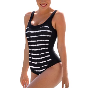 Wiki Isabella Classic Swimsuit Sort Mønster 42 Dame