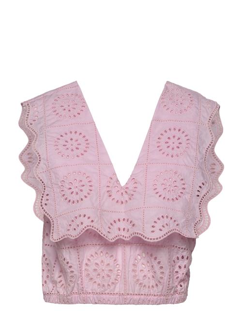 Ganni Broderie Anglaise Ganni Pink