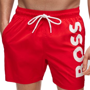 BOSS Badebukser Octopus Swimshort Sort polyamid Large Herre