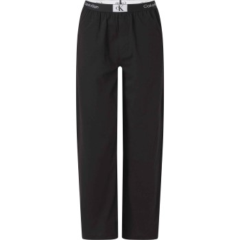 Se Calvin Klein Sleep Pant Sort bomuld X-Large Dame ved Timarco