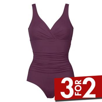 Damella Fiona Swimsuit Vinrød  42 Dame