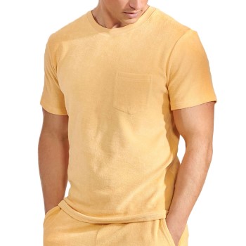 Bread & Boxers Bread and Boxers Terry T-Shirt Gul økologisk bomuld Large Herre