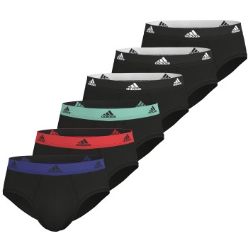 adidas 6P Active Flex Cotton Briefs Sort bomuld Large Herre