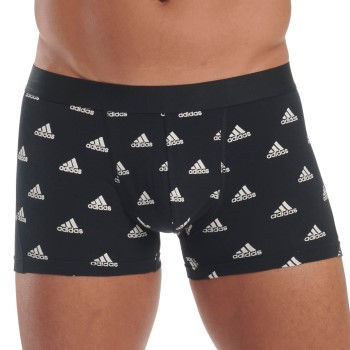 adidas 3P Active Flex Cotton Trunk Sort/Blå bomuld Large Herre