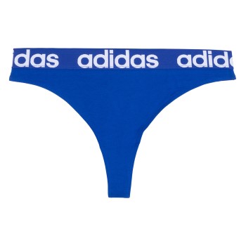 adidas Trusser Smart Cotton Solid Thong Jeansblå bomuld Large Dame