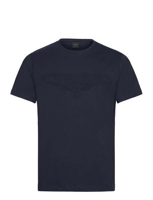 Am Emboss Tee Hackett London Navy