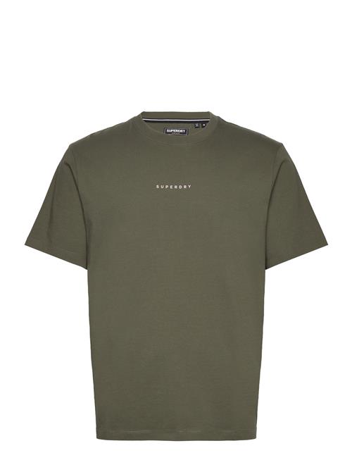 Se Superdry Code Surplus Logo Tee Superdry Khaki ved Booztlet