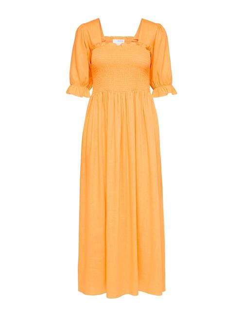 Selected Femme Slfjuana-Ulrikke 2/4 Smock Ankle Dress B Selected Femme Orange