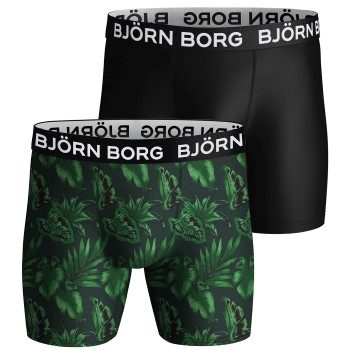 Björn Borg 2P Performance Boxer 1572 Flerfarvet-2 polyester Medium Herre