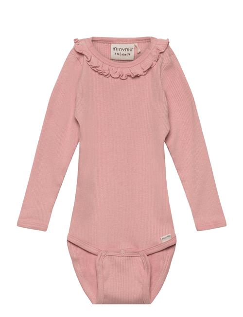 Body Ls Rib Minymo Pink