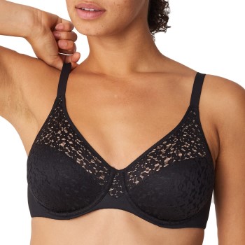 Chantelle Bh EasyFeel Norah Underwired Bra Sort nylon C 80 Dame