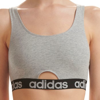 adidas Bh Scoop Bralette Grå bomuld Medium Dame