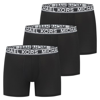 Michael Kors 3P Mesh Tech Boxer Brief Sort nylon Medium Herre