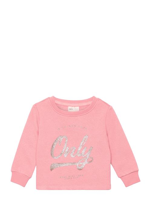 Kids Only Komwendy Life L/S O-Neck Logo Ub Swt Kids Only Pink