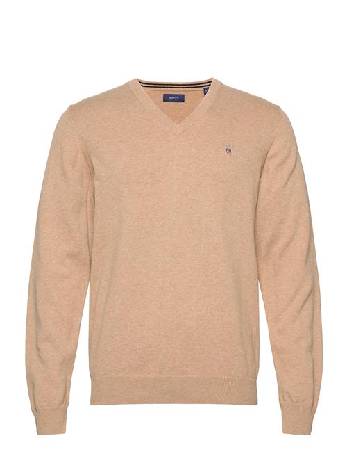 GANT Classic Cotton V-Neck GANT Beige