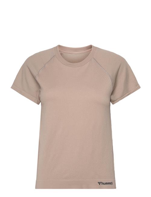 Hummel Hmlmt Flow Seamless T-Shirt Hummel Brown