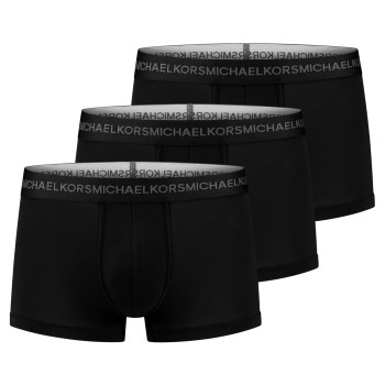 Michael Kors 3P Supreme Touch Trunks Sort Medium Herre