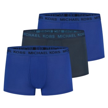 Michael Kors 3P Supreme Touch Trunks Blå Large Herre