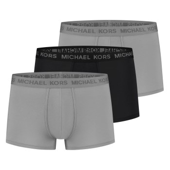 Michael Kors 3P Supreme Touch Trunks Grå/Sort Medium Herre