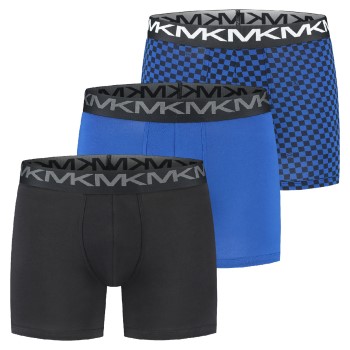 Michael Kors 3P Strecth Factor Boxer Brief Blå bomuld Large Herre