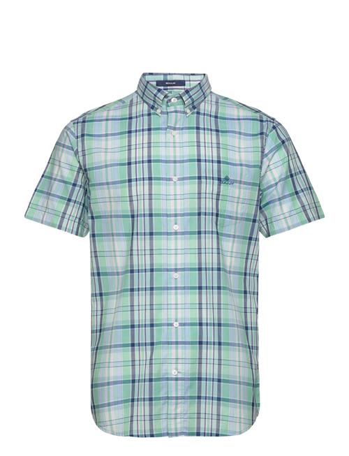 D1. Reg Colorful Check Ss Bd GANT Green