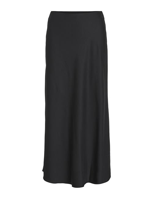 Viellette Hw Midi Skirt - Noos Vila Black