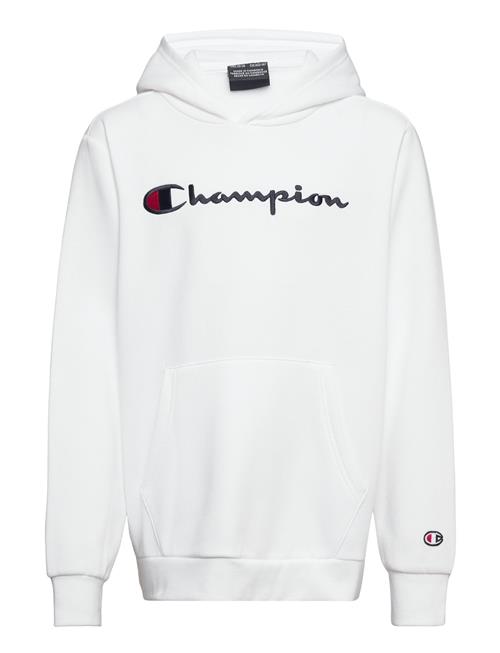 Se Champion Hooded Sweatshirt Champion White ved Booztlet