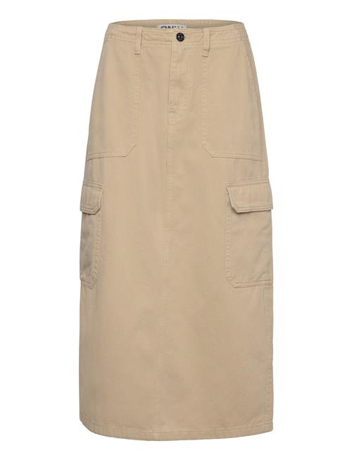 ONLY Onlmalfy Long Cargo Skirt Pnt ONLY Beige