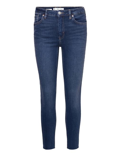 Mango Skinny Cropped Jeans Mango Blue