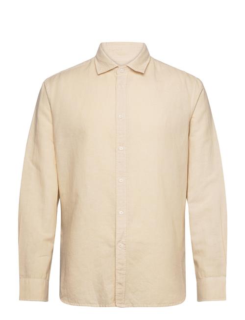 Mango Regular-Fit Linen Cotton Shirt Mango Cream