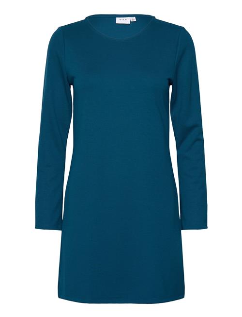 Viarmer O-Neck L/S Dress - Noos Vila Blue